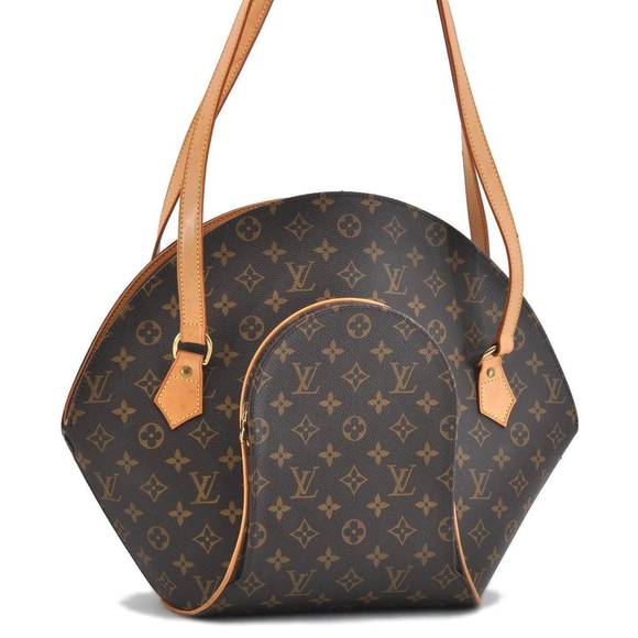 Authentic Louis Vuitton Monogram Ellipse Shopping Shoulder Bag M51128 LV 1405B - Picture 2 of 12